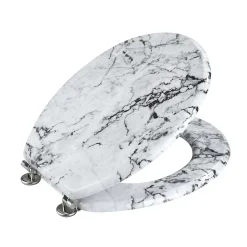 Abattant WC en MDF design marbre Onyx