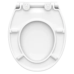 Abattant WC extra fin en duroplast SLIM avec frein de chute Blanc
