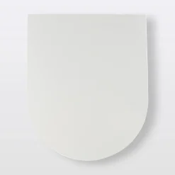 Abattant WC GoodHome Cavally en duraplast coloris blanc avec frein de chute