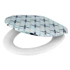 Abattant WC GoodHome Diani déco ciment