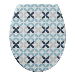 Abattant WC GoodHome Diani déco ciment