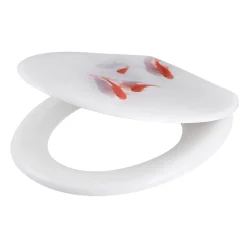 Abattant WC GoodHome Genoa décor poisson