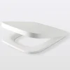 Abattant WC GoodHome Teesta en duraplast coloris blanc avec frein de chute
