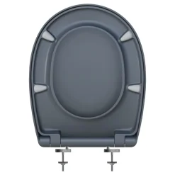 Abattant WC gris anthracite brillant Classic Bemis