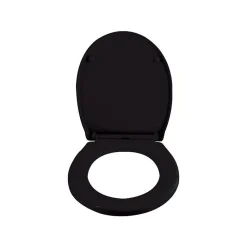 Abattant wc HARRY Noir Charnière Zinc Spirella
