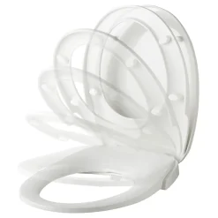 Abattant WC japonais lavant avec frein de chute, blanc, GoodHome Timok