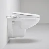 Abattant WC lavant Bau avec frein de chute blanc Grohe