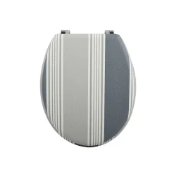 Abattant wc MDF Cardiff Gris Charnières Inox MSV