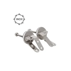 Abattant wc MDF CLEO Rose Poudré Charnières Inox MSV