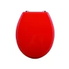 Abattant wc MDF CLEO Rouge Charnières Inox MSV