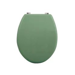 Abattant wc MDF CLEO Vert Basil mat Charnières en Inox MSV