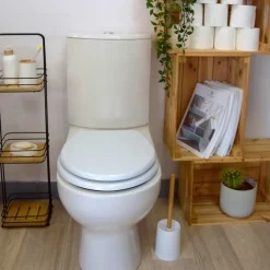 Abattant WC MDF compressé blanc 42.5cm