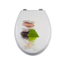 Abattant WC MDF Lingga - MSV - Universel - Blanc - 42,5x36,5x5cm