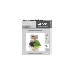 Abattant WC MDF Lingga - MSV - Universel - Blanc - 42,5x36,5x5cm