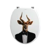 Abattant wc MDF NYALA Charnières Inox MSV