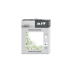 Abattant wc MDF Sofaïa à Motifs Fleurs Charnières Inox MSV