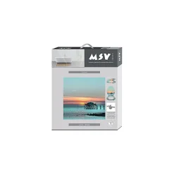 Abattant wc MDF SUNSET Charnières Inox MSV