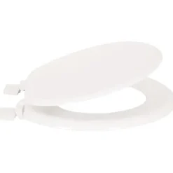 Abattant WC MSV - MDF - Charnières plastiques - Blanc