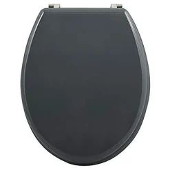 Abattant WC MSV - MDF - Charnières inox - Anthracite