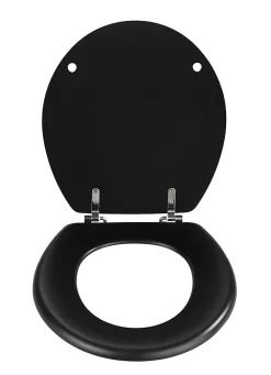 Abattant WC noir mat MDF Prima Wenko