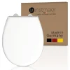 Abattant WC ovale en duroplast blanc avec frein de chute ALMA