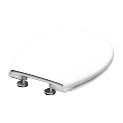 Abattant WC ovale en duroplast blanc avec frein de chute ALMA