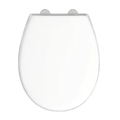 Abattant WC ovale en duroplast blanc avec frein de chute ALMA