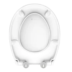 Abattant WC ovale en duroplast blanc avec frein de chute ALMA