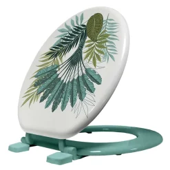 Abattant WC Panazio Tropical (47x37 cm - Bleu)