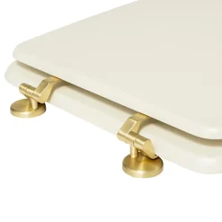 Abattant WC standard coloris ivoire, 5Five Duo