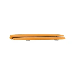 Abattant wc Thermo dur avec frein de chute NEELA Safran mat Charnières ABS Chromé Spirella