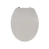Abattant wc Thermo Dur Taupe Charnières Inox MSV