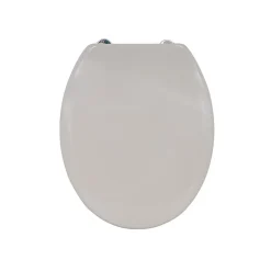 Abattant wc Thermo Dur Taupe Charnières Inox MSV
