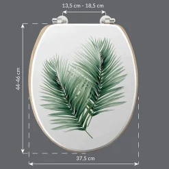 Abattant WC Varadero - Blanc et vert