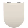 Abattant wood slim déclipsable uni (36.5x48 cm - Crème)