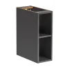 Accessoire pour meuble sous vasque TAMO 20 cm Coloris gris anthracite Meuble suspendu