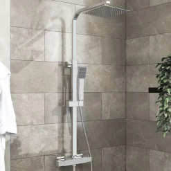 AICA Colonne de douche thermostatique, avec mitigeur thermostatique