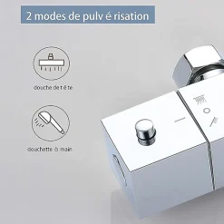 AICA Colonne de douche thermostatique, avec mitigeur thermostatique