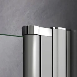 Aica Porte De Douche Battante 95x197cm Porte De Douche Installation En Niche Ouverte Vers L'intérieur Ou L'extérieur