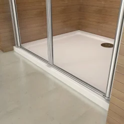 Aica Porte De Douche Battante 85x187cm Porte De Douche Installation En Niche Ouverte Vers L'intérieur Ou L'extérieur