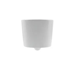 AICA WC Suspendu Sans Bride Avec Abattant Soft-Close - Blanc 52,5x36x36cm