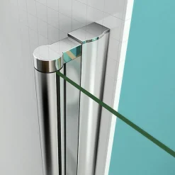 Aica 80x187cm Porte Pivotante Porte De Douche Paroi De Douche En Niche Verre Anticalcaire