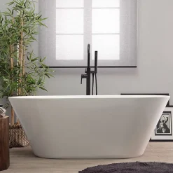 Allegra Baignoire Autoportante Ovale 150 Cm En Acrylique