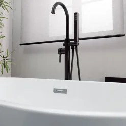 Allegra Baignoire Autoportante Ovale 150 Cm En Acrylique