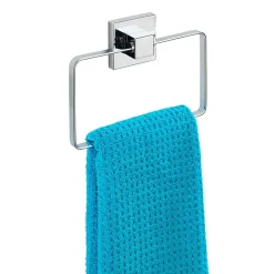 Anneau porte-serviettes en acier inox Quadro