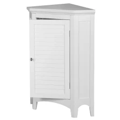 Armoire d angle en bois blanche Teamson Home