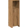 Armoire de bain chêne artisanal 30x30x95 cm bois d'ingénierie vidaXL