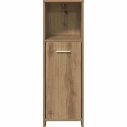 Armoire de bain chêne artisanal 30x30x95 cm bois d'ingénierie vidaXL