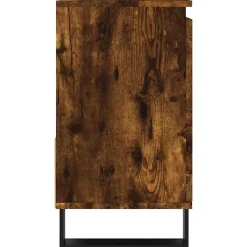Armoire de bain chêne fumé 65x33x60 cm bois d'ingénierie vidaXL