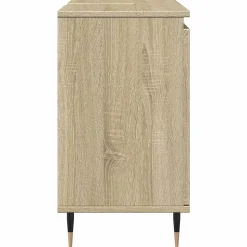 Armoire de bain chêne sonoma 58x33x60 cm bois d'ingénierie vidaXL